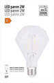 LED-filamentpære diamant 2 W E27
